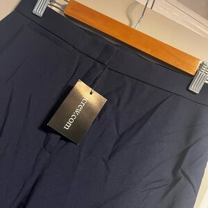 J. Crew Women's Dark Blue Flat Front Pants